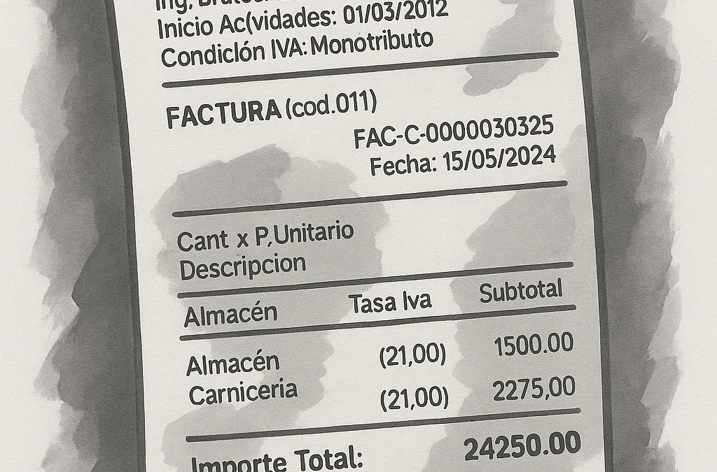 ¿Es obligatorio imprimir la factura en un pequeño comercio?